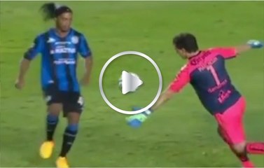 Ronaldinho y una jugada maquiavélica