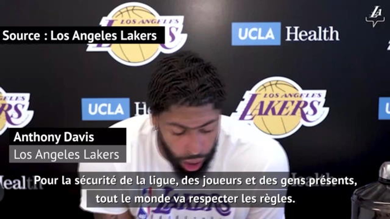 Reprise - Davis (Lakers) : "Personne ne voudra mettre quelqu'un en danger"