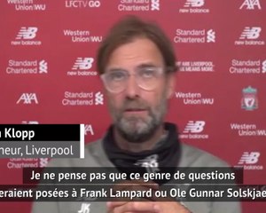 33e j. - Klopp : "On ne donne pas des matches aux jeunes comme des cadeaux de noël"