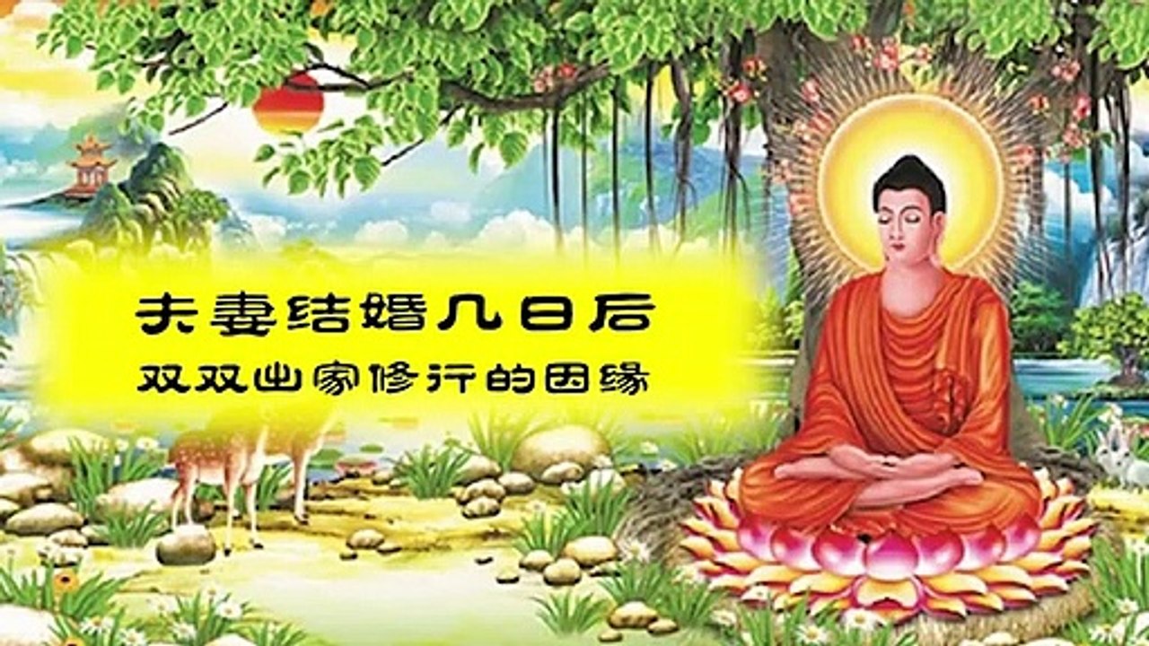 【师父说的那些佛教故事】夫妻结婚几日 双双出家修行的因缘