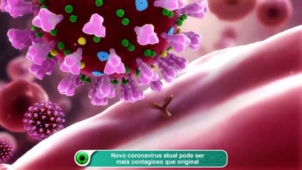 Novo coronavírus atual pode ser mais contagioso que original