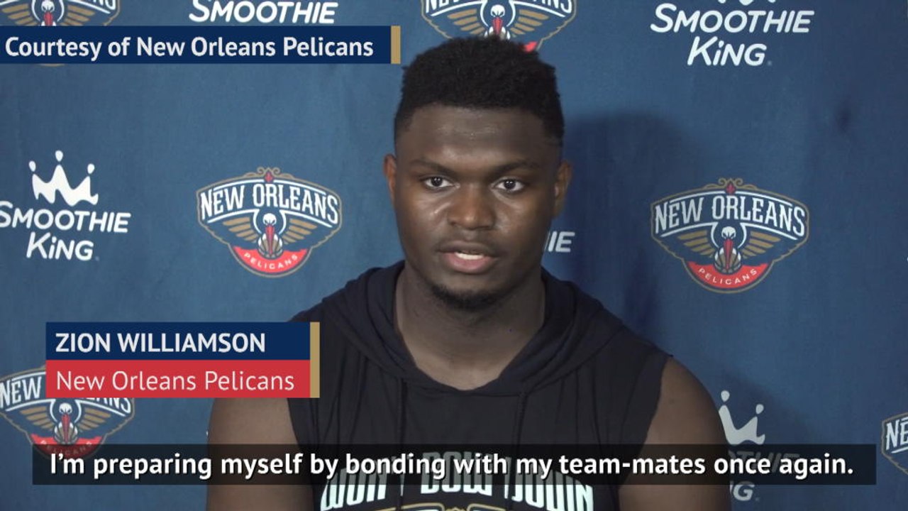 New Orleans Pelicans' Williamson 'in good shape' for NBA restart