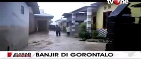 Sungai Meluap Delapan Kecamatan di Gorontalo Terendam Banjir