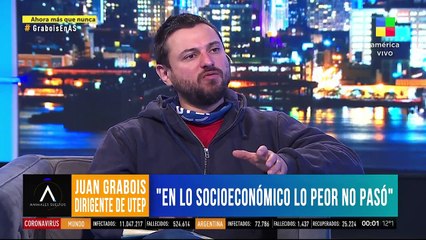 Juan Grabois, dirigente de UTEP: "Lo peor no pasó"