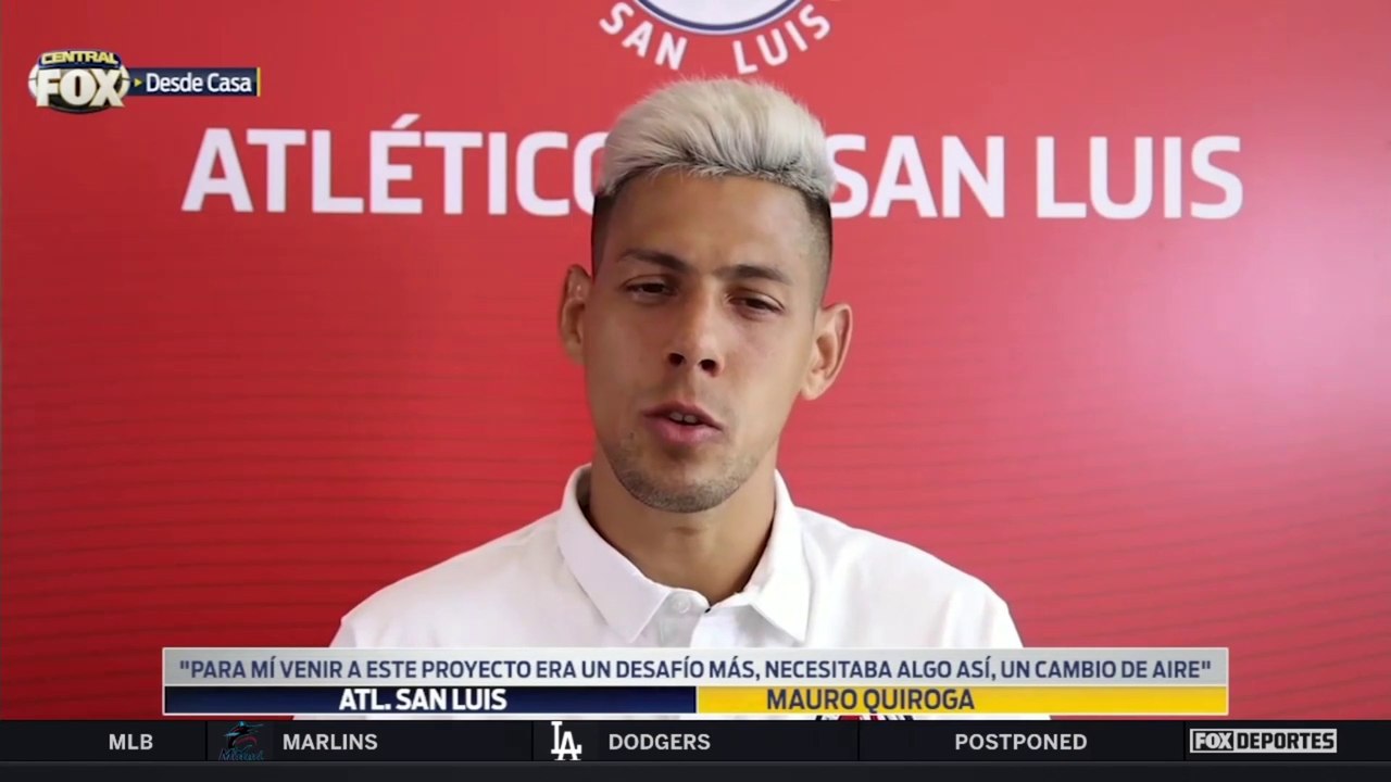 Mauro Quiroga habló a su llegada a San Luis: Liga MX