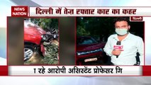High speed car havoc near US ambassador Delhi Police ASI death