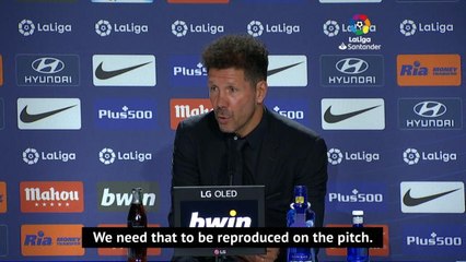 Скачать видео: Simeone backs Joao Felix to find his best Atletico form