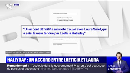 Héritage de Johnny: Laeticia Hallyday et Laura Smet s'accordent