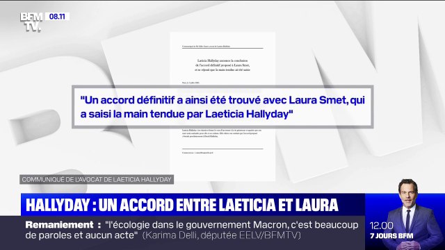 Héritage de Johnny: Laeticia Hallyday et Laura Smet s'accordent