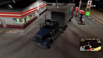 American Truck Simulator 2019 Gameplay Kirim Mortar Pakai Truk Gandeng dari Redding ke San rafael