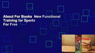 About For Books  New Functional Training for Sports  For Free