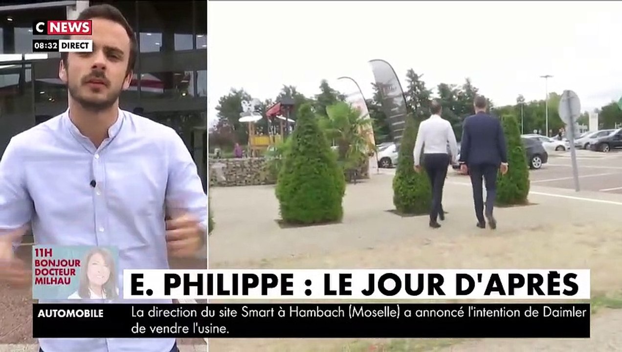 L'ancien Premier ministre, Edouard Philippe, a été aperçu ce matin sur une aire d'autoroute, se rendant au Havre