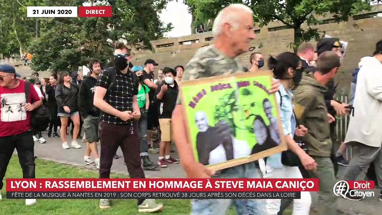 Lyon : rassemblement en hommage à Steve Maia Caniço