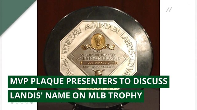 MVP plaque presenters to discuss Landis' name on MLB trophy, and other top stories from July 04, 2020.