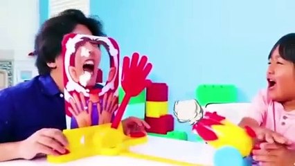 Ryan surprise Daddy with DIY Homemade Whipped Cream!!!