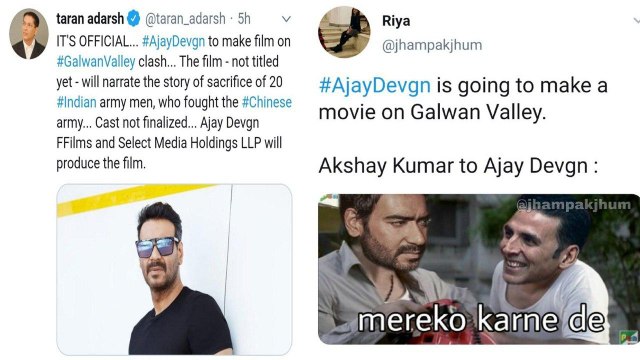 Galwan Valley ఘటన ఆధారం గా Ajay Devgn సినిమా || Oneindia Telugu