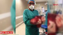 VİDEO | Gaz şişkinliği şikayetiyle gittiği hastanede karnında 10 kilodan fazla tümör olduğunu öğrenen adam yaşadıklarını anlattı