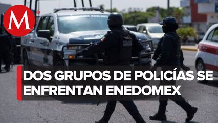 Policías se enfrentan en el Estado de México