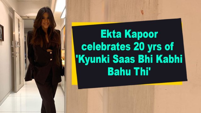 Ekta Kapoor celebrates 20 yrs of 'Kyunki Saas Bhi Kabhi Bahu Thi'