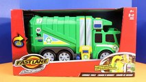 Fast Lane Action Wheels Garbage Dump Truck With Imaginext Batman & Robin Taking Out Joker Trash