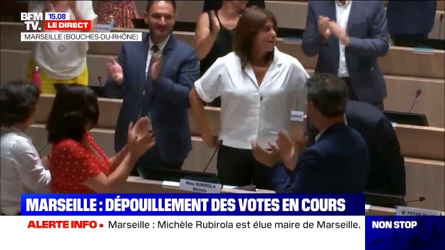 Marseille: Michèle Rubirola élue maire de Marseille
