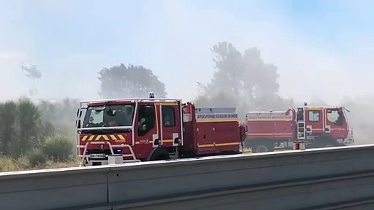 Feu à Martigues : l’intervention des pompiers en vidéo