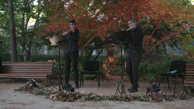 El Jardín Botánico inauguró ayer un ciclo de 'Paseos Musicales' de la mano de la Orquesta Sinfónica