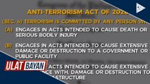 Pagsasabatas ng Anti-terrorism Act, umani ng iba't-ibang reaksyon
