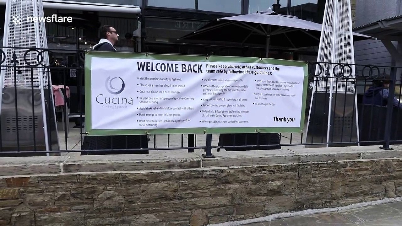 Super Saturday, pubs begin reopening after months of lockdown in Morley Leeds. 4th July 2020