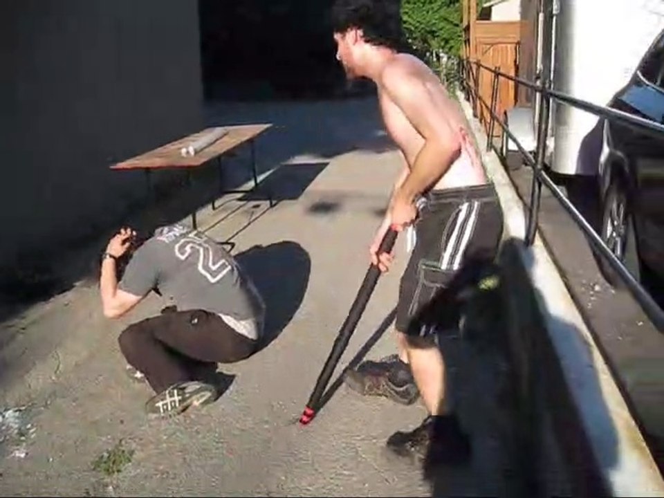 Swede Savard VS Matt Rage - CHW Backyard Wrestling