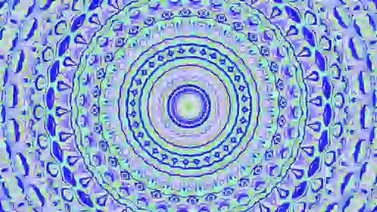 Funky Trippy Animated Mandala  (epilepsy warning)