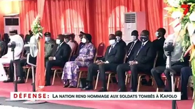 Defense - La Nation rend hommage aux soldats tombés à Kafolo