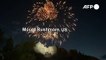 US Independence Day fireworks explode over Mount Rushmore National Memorial