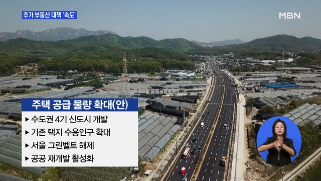 추가 부동산 대책 '속도'…세금 높이고 공급 늘리고