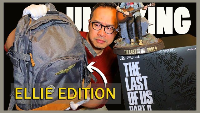 THE LAST OF US 2 : Notre Unboxing de la ELLIE EDITION avec le SAC À DOS