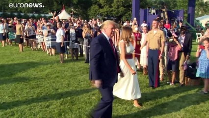 Trump celebra el Día de la Independencia en medio de un nuevo record de infectados