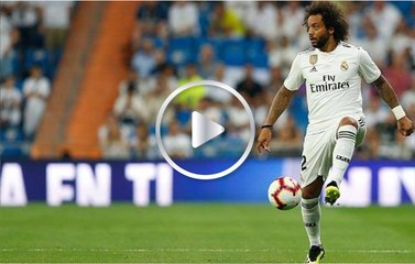 ¡Qué precisión! Así de tranquilo frena el balón Marcelo