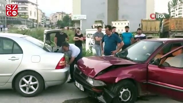Önce kaza yapıp kaçmaya çalıştı, sonra gazeteciye saldırdı