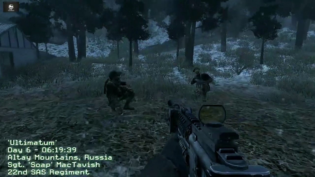 Call Of Duty 4 Modern Warfare rescuing Griggss part(1) Difficulty(Hard)