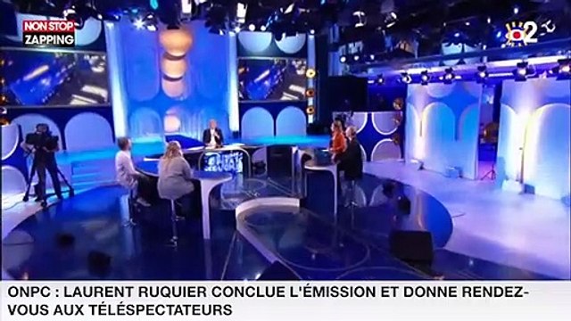 ONPC : Laurent Ruquier conclue l’émission et donne rendez-vous aux téléspectateurs (vidéo)