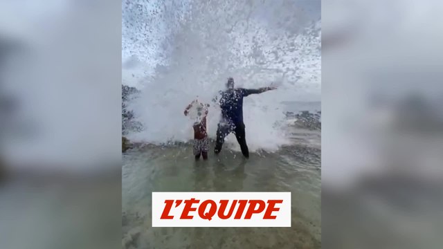 Quand Teddy Riner prend la marée «en famille» - Judo - WTF