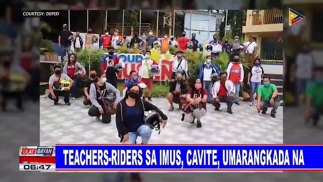 Teachers-riders sa Imus, Cavite, umarangkada na