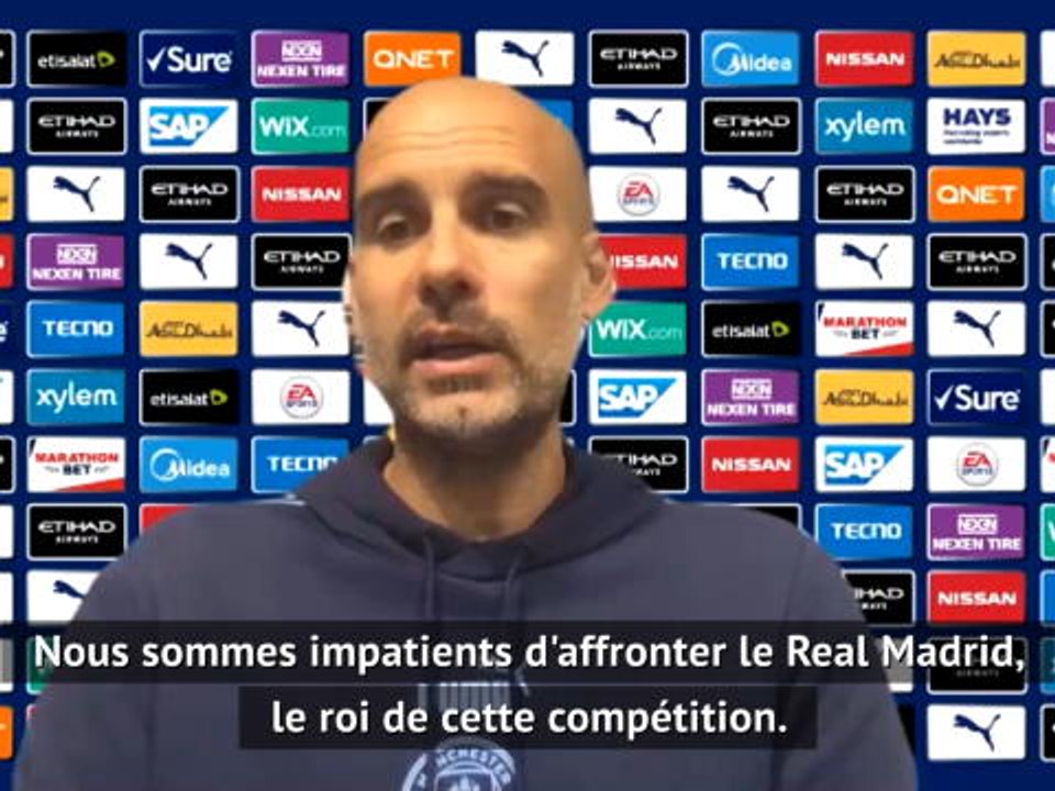 8es - Guardiola : "Impatient d'affronter le Real, le roi de la C1"