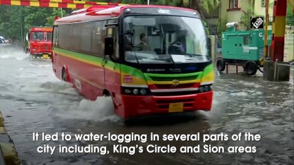 Heavy rainfall leads to water-logging in several parts of Mumbai
