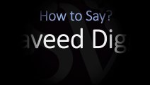 How to Pronounce Daveed Diggs? (CORRECTLY)