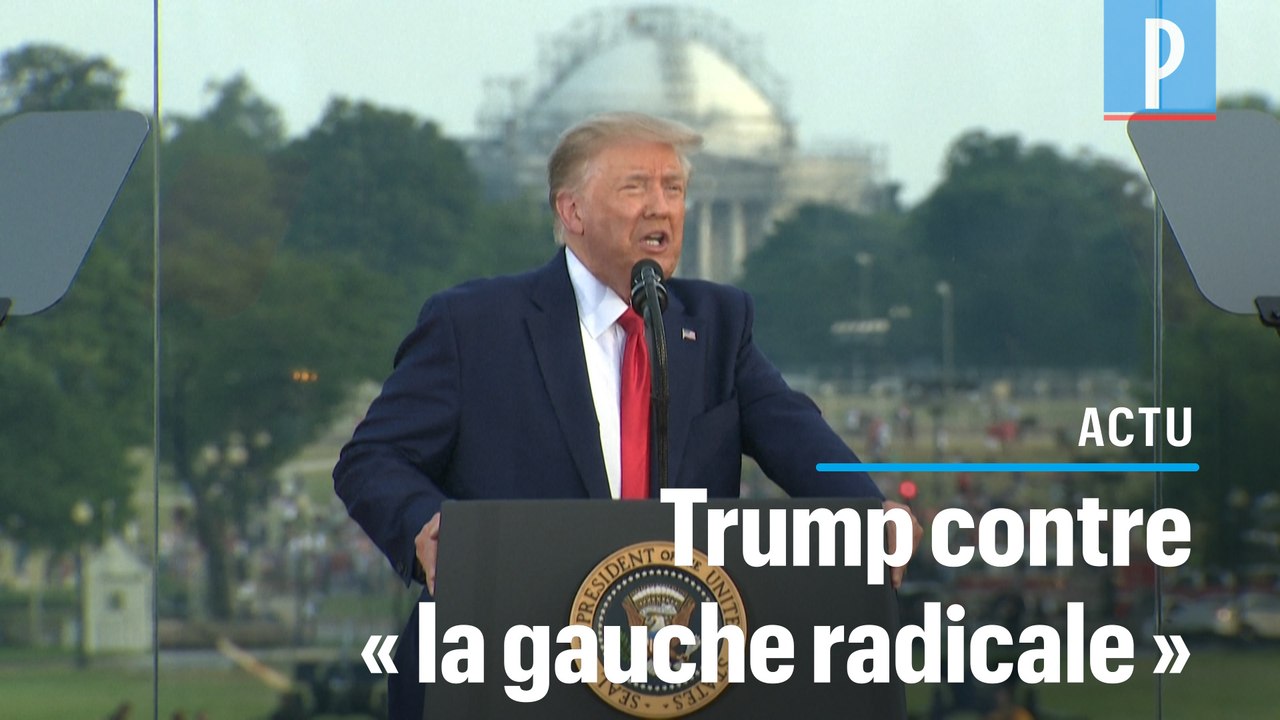 Trump contre « la gauche radicale, les anarchistes, les marxistes » lors de la fête nationale