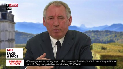 François Bayrou : « C'est une chance formidable de pouvoir accéder à de l'argent pas cher »