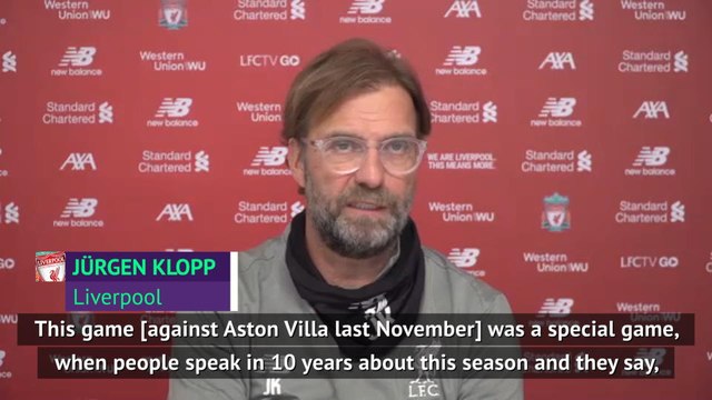 FOOTBALL: Premier League: Villa win pivotal in title success - Klopp