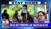 IRR ng Anti-Terrorism Law, inaayos na ng ATC