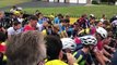 Cycling - GP Vermarc - Une minute de silence au départ du GP Vermarc remporté par Florian Sénéchal